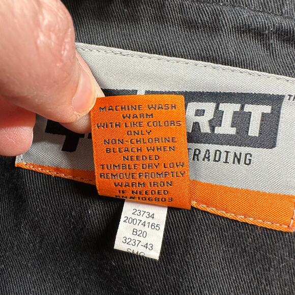 Duluth Trading Co 40 Grit Pants Mens 42 Gray Flex Twill Standard Fit Khaki Chino - Picture 4 of 9